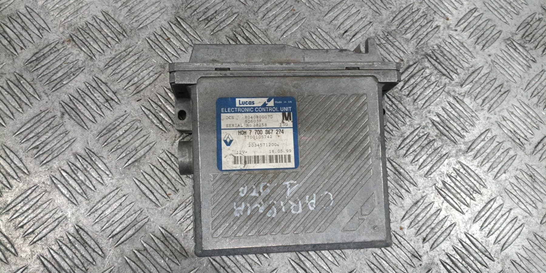 Компютър Mitsubishi Carisma 1.9TD 1999г. 7700867274 EB Carisma (1995-2003)