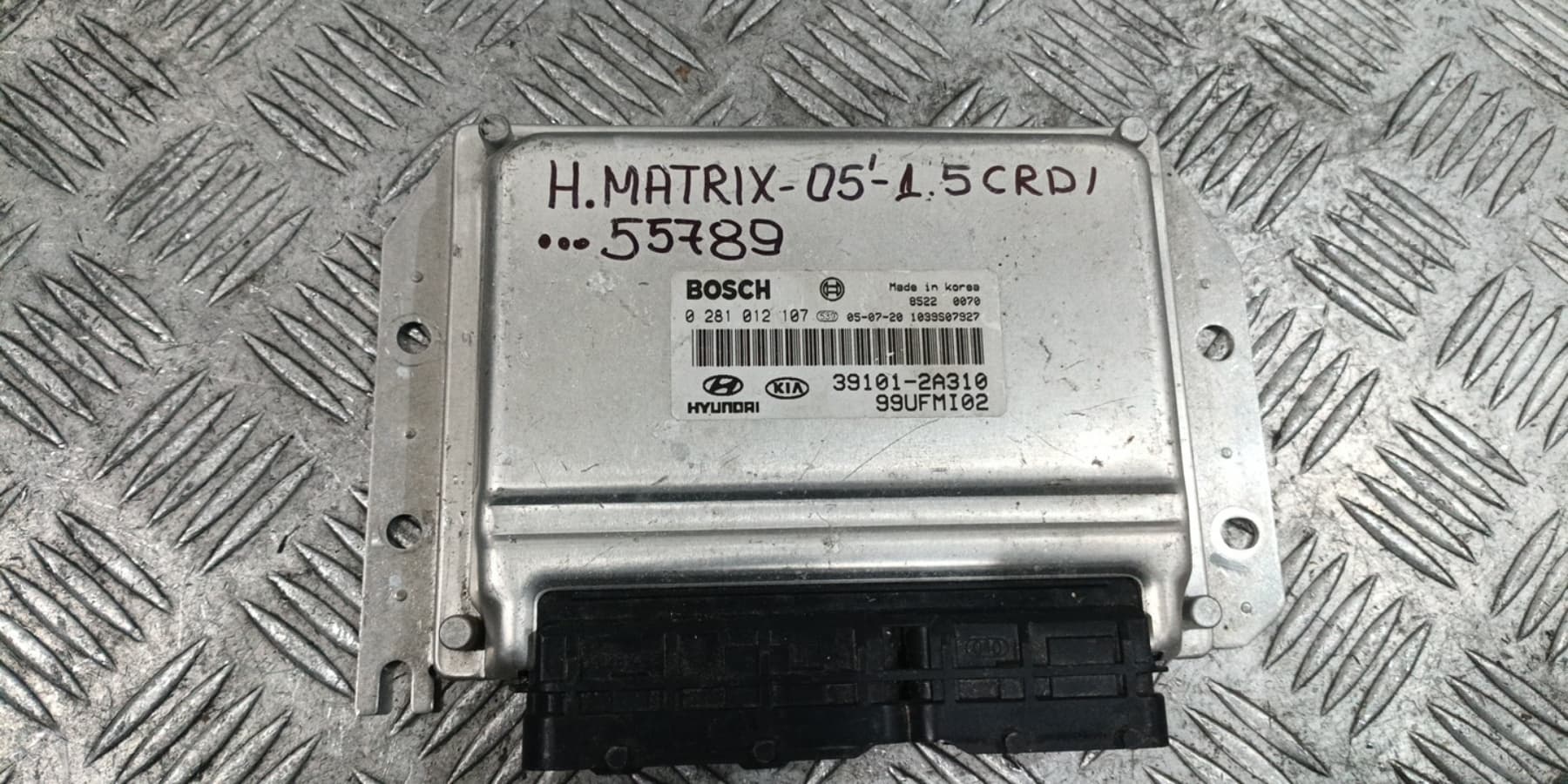 Компютър Hyundai Matrix 1.5CRDi 2005г. 0281012107 39101-2A310 EB Matrix (2001-2007)