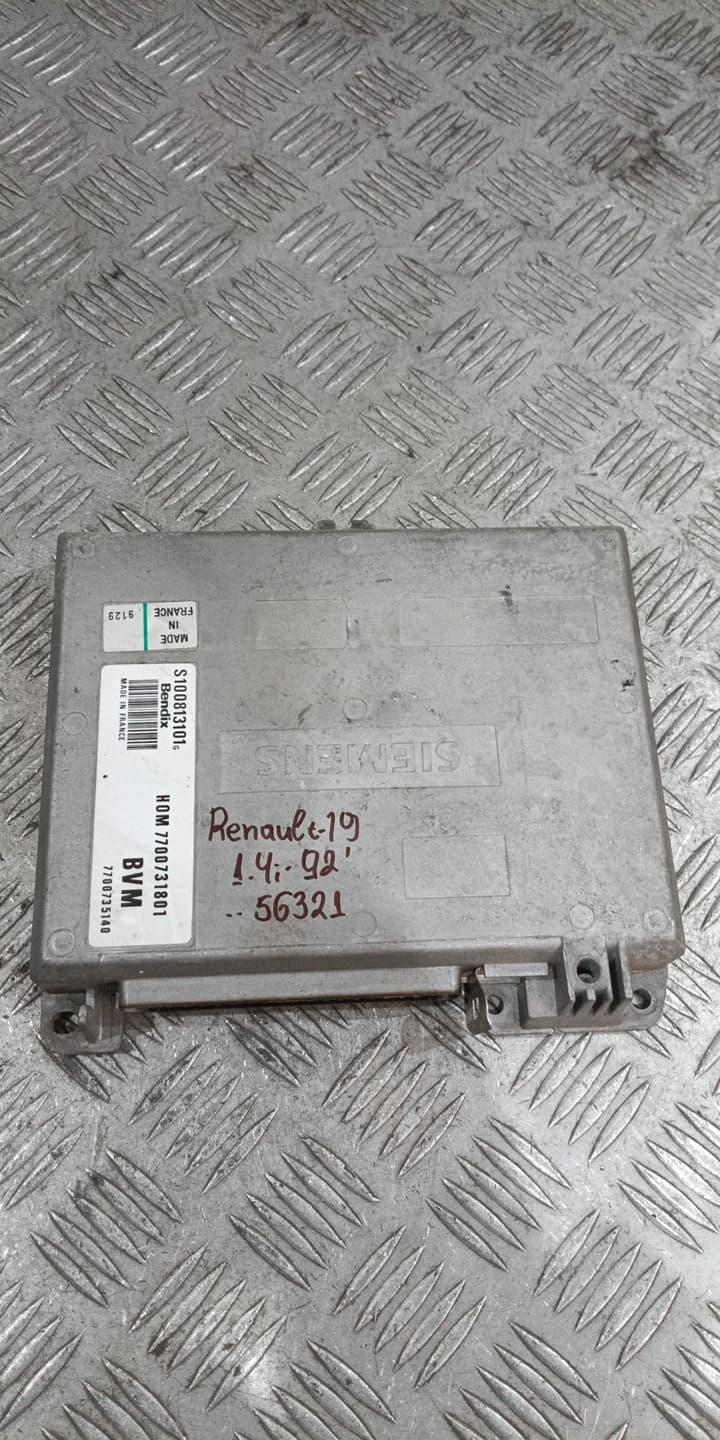 Компютър Renault 19 1.4i 1992г. S100813101 7700731801 EB 19 (1988-2000)