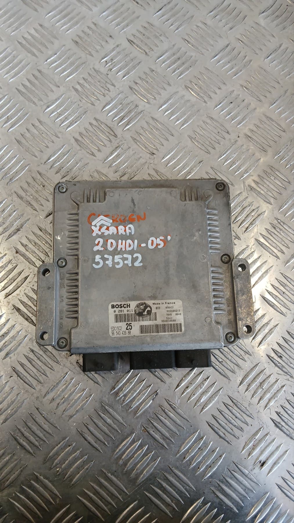 Компютър Citroen Xsara 2.0 HDI 2005г. 9654343980 0281011523 Xsara (1997-2004)