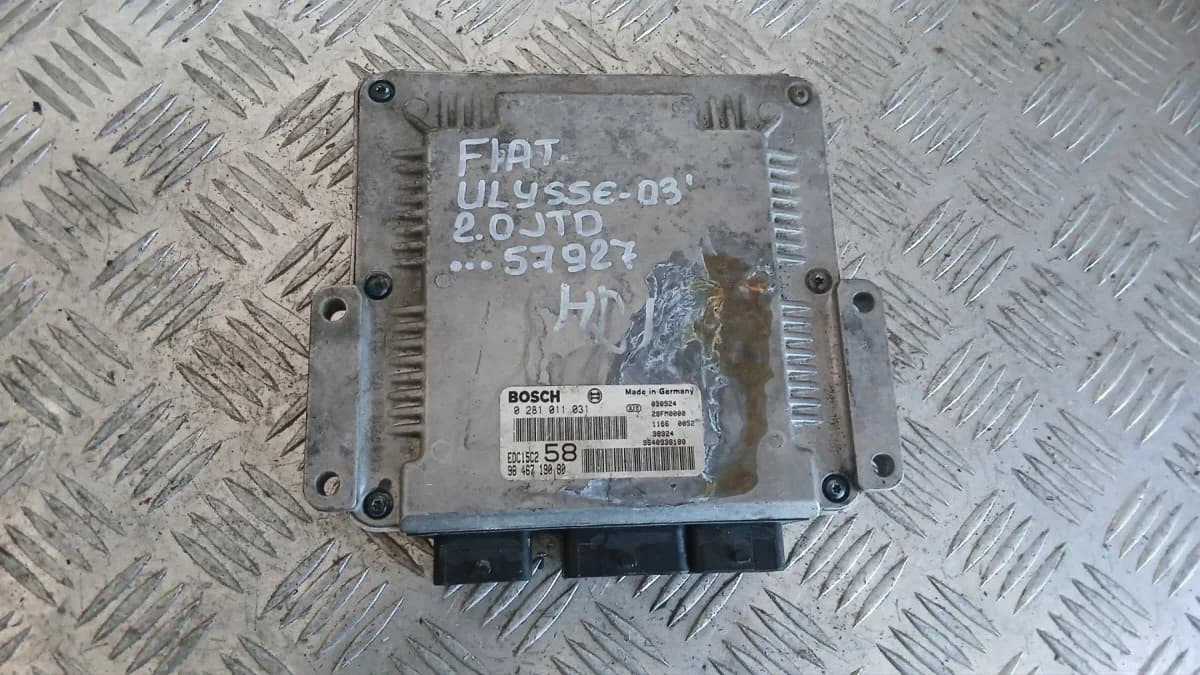 Компютър Fiat Ulysse 2.0 JTD 2003 0281011031 9646719080 Ulysse (2002-2014)
