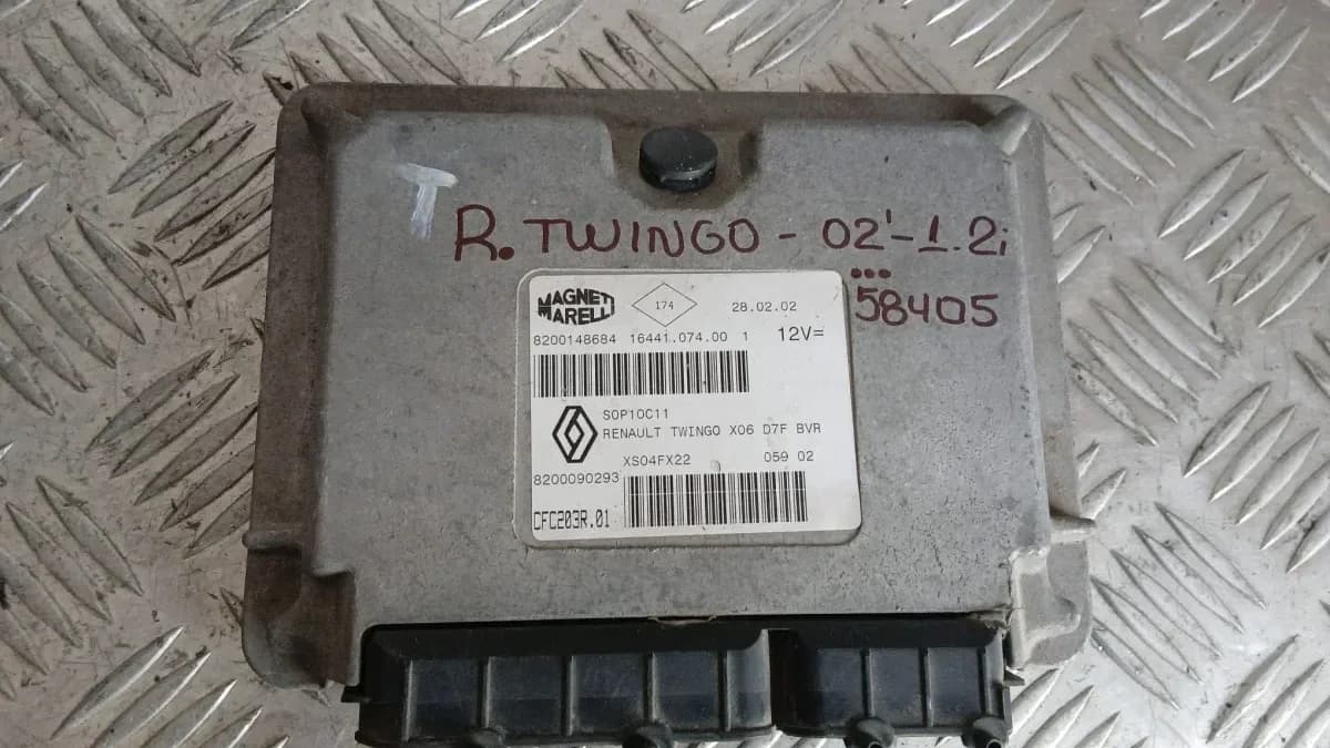 Компютър Renault Twingo 1.2 2002 8200148684 16441.074.00 8200090293 Twingo (1993-2007)