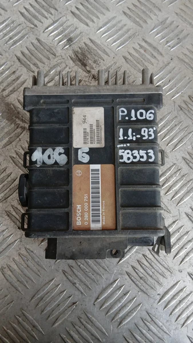 Компютър Peugeot 106 1.1 1993 0280000751 106 (1991-1996)