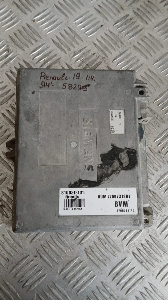Компютър Renault 19 1.4 1994 7700731801 7700735140 19 (1988-2000)