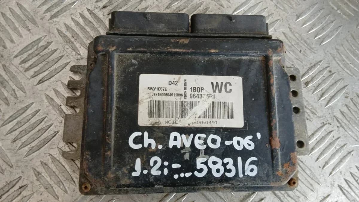Компютър Chevrolet Aveo 1.2 2006 96435561 5WY1E57E Aveo (2006-2009)