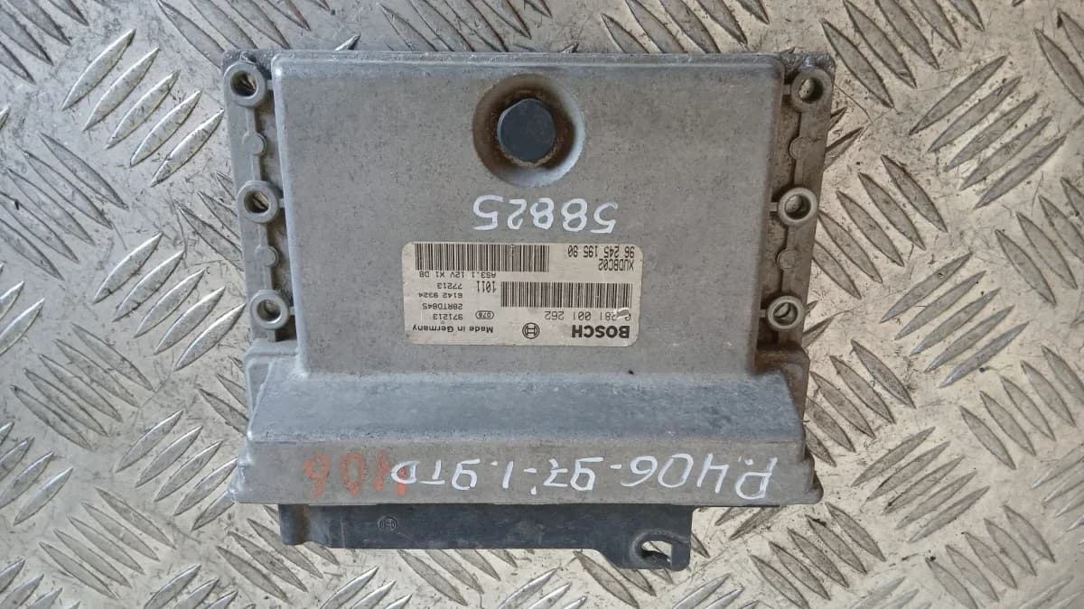 Компютър Peugeot 406 1.9 TD 1997 0281001262 9624519580 406 (1995-2004)