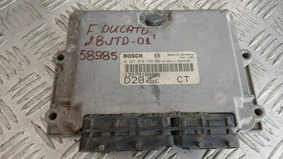 Компютър Fiat Ducato 2.8 JTD 2001 0281010486 Ducato (1993-2006)