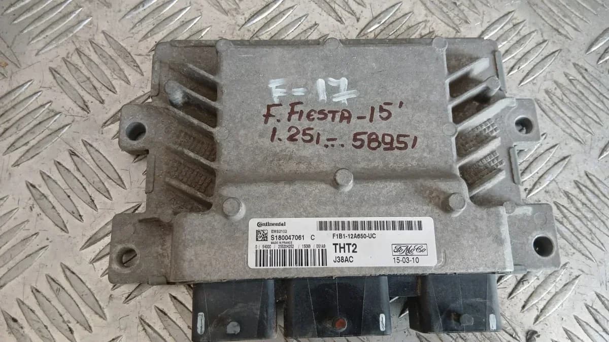 Компютър Ford Fiesta 1.25i 2015 F1B1-12A650-UC S180047061C Fiesta VI (2008- )