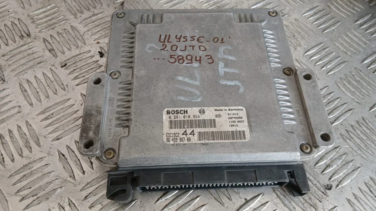 Компютър Fiat Ulysse 2.0 JTD 2001 0281010934 9645986780 Ulysse (1994-2002)