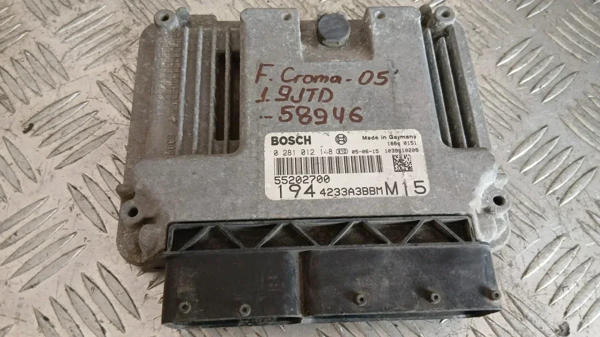 Компютър Fiat Croma 1.9 JTD 2005 0281012148 55202700 Croma (2005-2011)