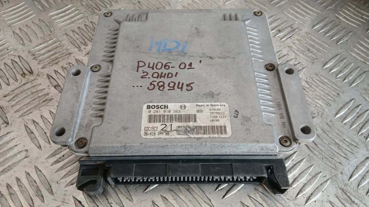 Компютър Peugeot 406 2.0 HDI 2001 0281010363 9641608080 406 (1995-2004)