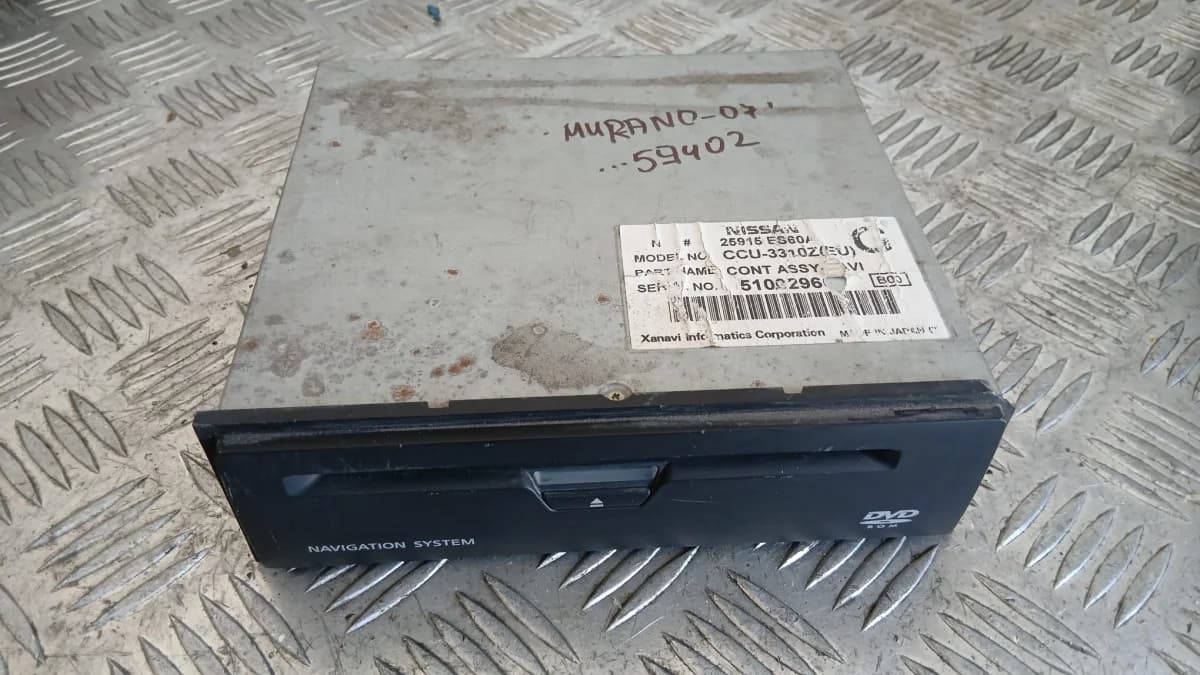 DVD Nissan Murano 2007 25915ES60A CCU-3310Z Murano (2003-2008)