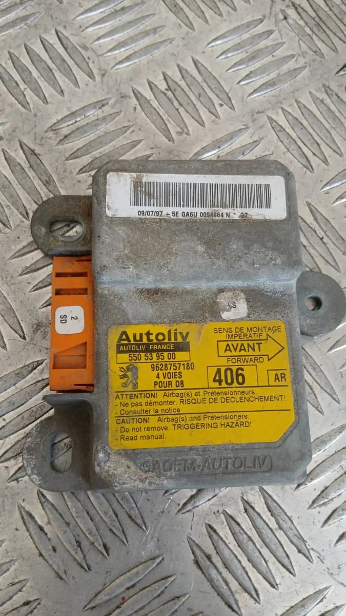 Airbag модул Peugeot 406 1997 550539500 9628757180 406 (1995-2004)