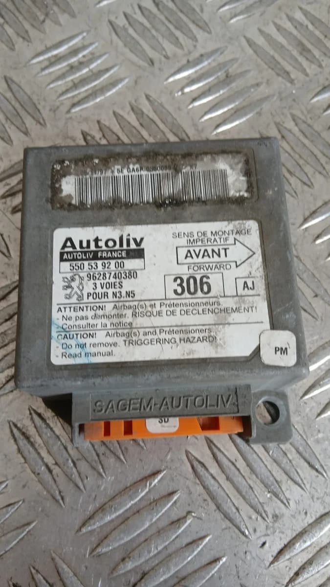 Airbag модул Peugeot 306 1997 550539200 9628740380 306 (1993-2001)