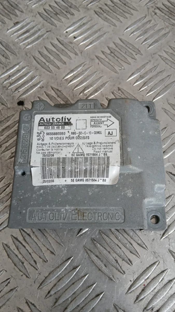 Airbag модул Peugeot 407 2008 603554600 9655880880 407 (2004-2010)