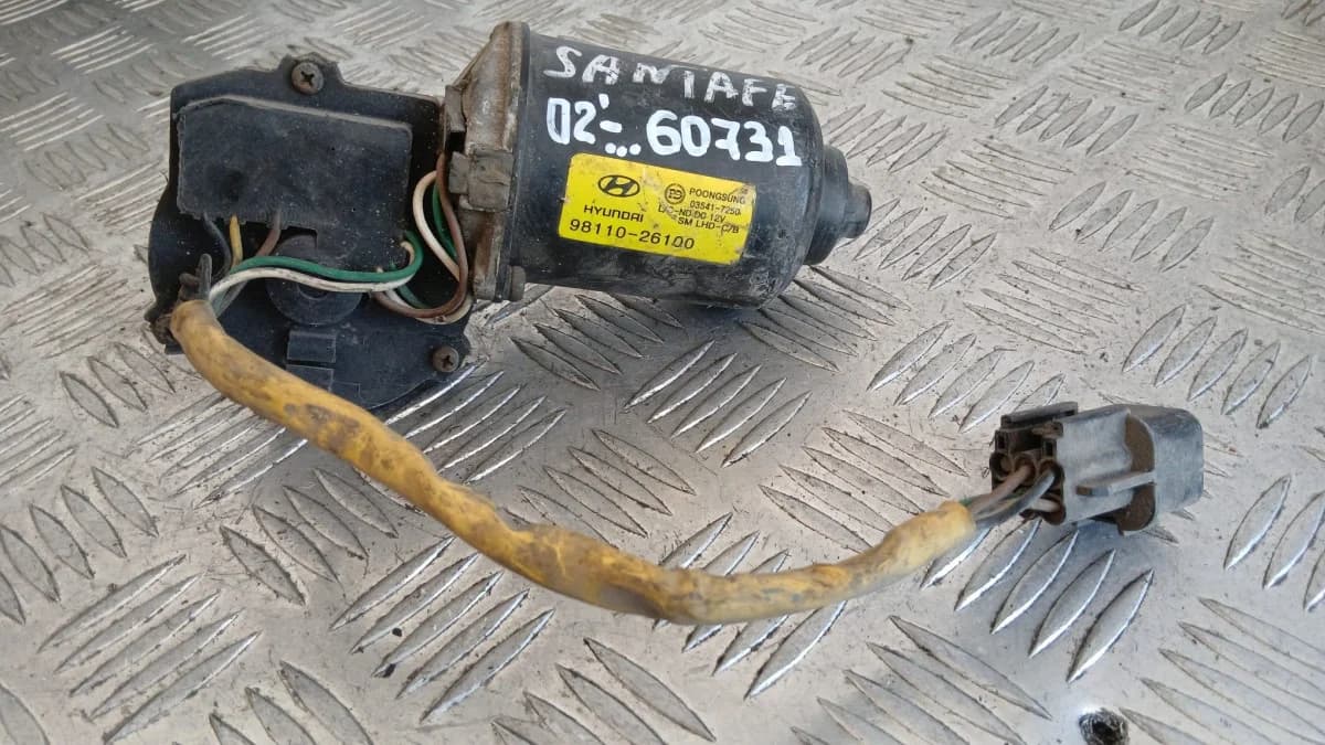 Моторче предни чистачки Hyundai Santa Fe 2002 98110-26100 03541-7250 Santa Fe (2000-2006)
