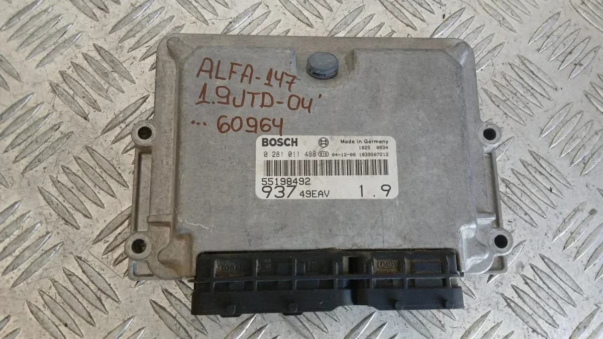 Компютър Alfa Romeo 147 1.9 JTD 2004 55198492 0281011488 147 (2000-2010)