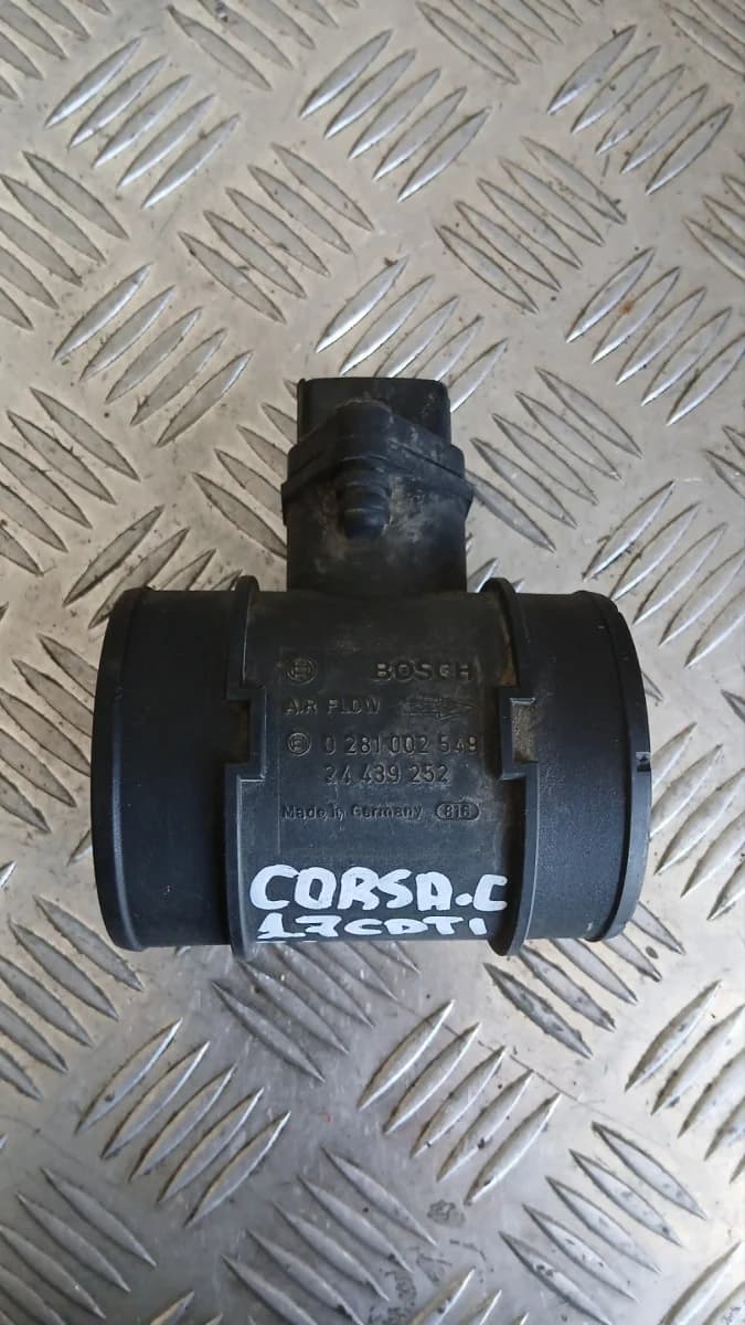 Дебитомер Opel Corsa C 1.7 CDTi 2004 0281002549 24439252 Corsa C (2000-2009)