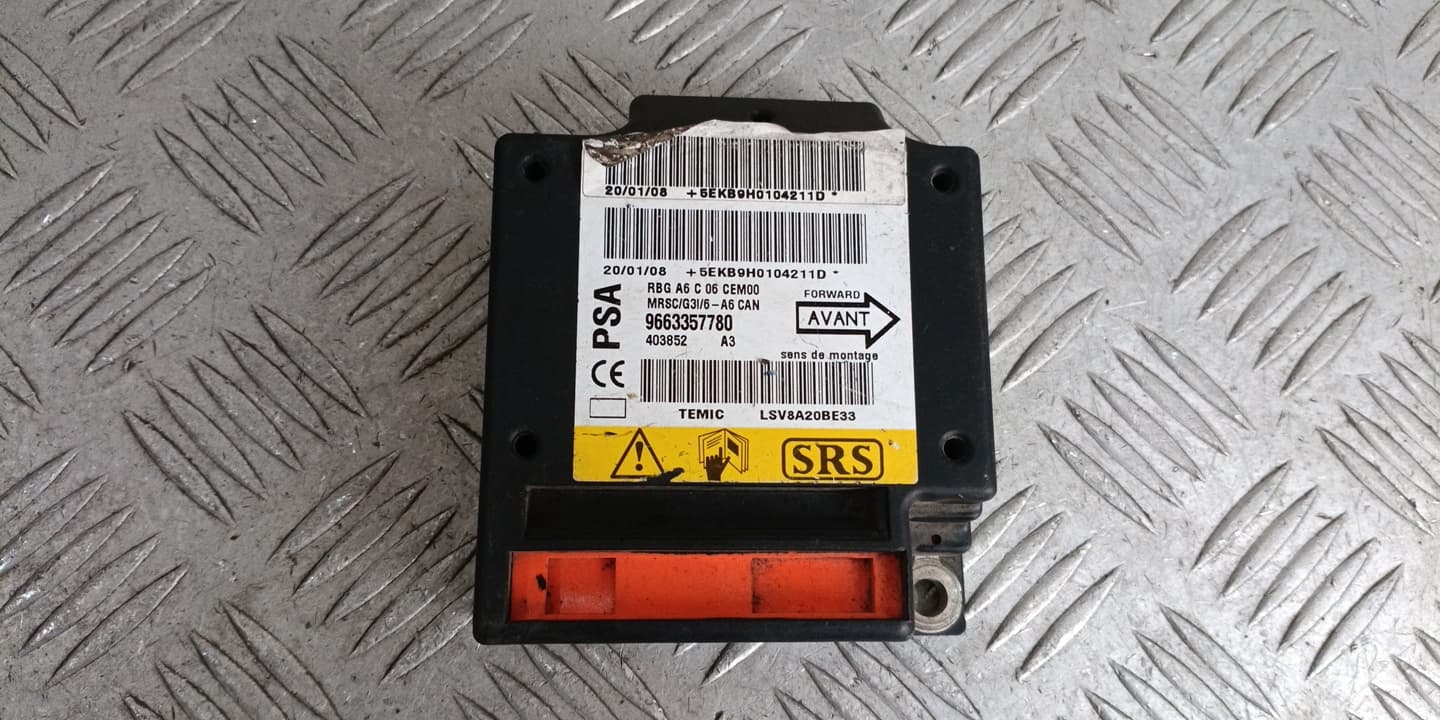Airbag модул Citroen C2 2008г. 9663357780 C2 (2003-2009)