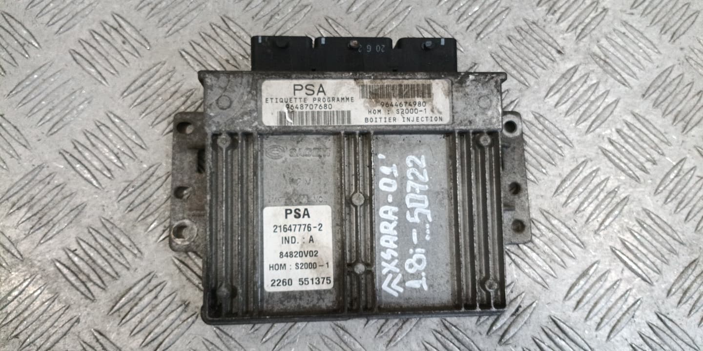 Компютър Citroen Xsara 1.8i 2001г. 9648707680 21647776-2 EB Xsara (1997-2004)