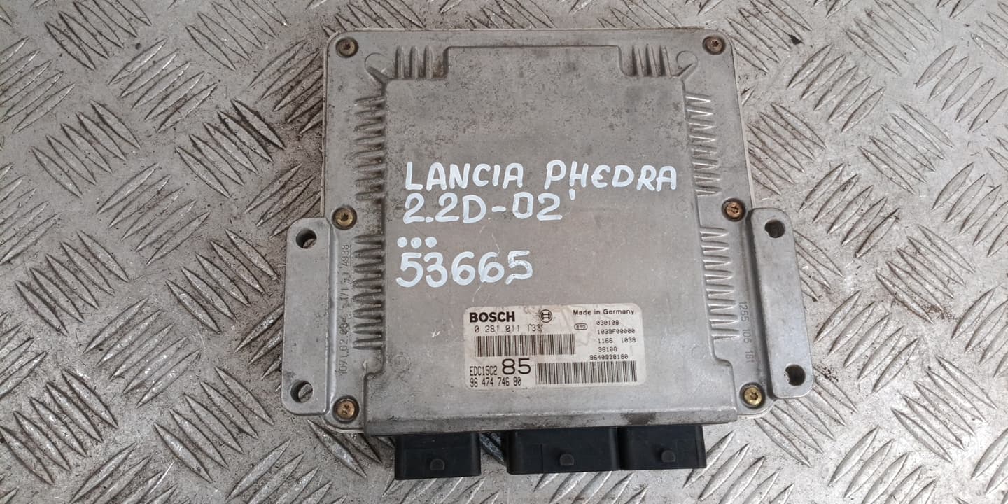 Компютър Lancia Phedra 2.2JTD 2002г. 0281011133 9647474680 EB