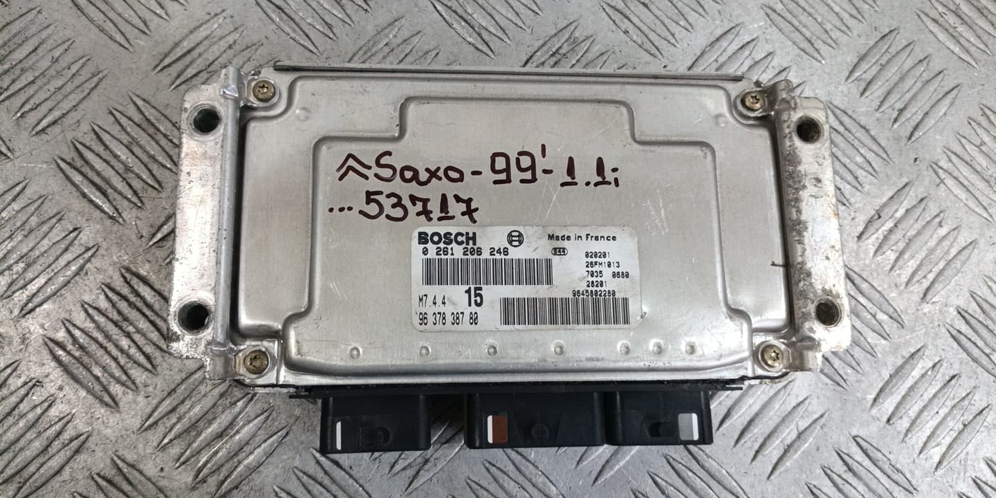 Компютър Citroen Saxo 1.1i 1999г. 0261206246 9637838780 EB Saxo (1996-2004)