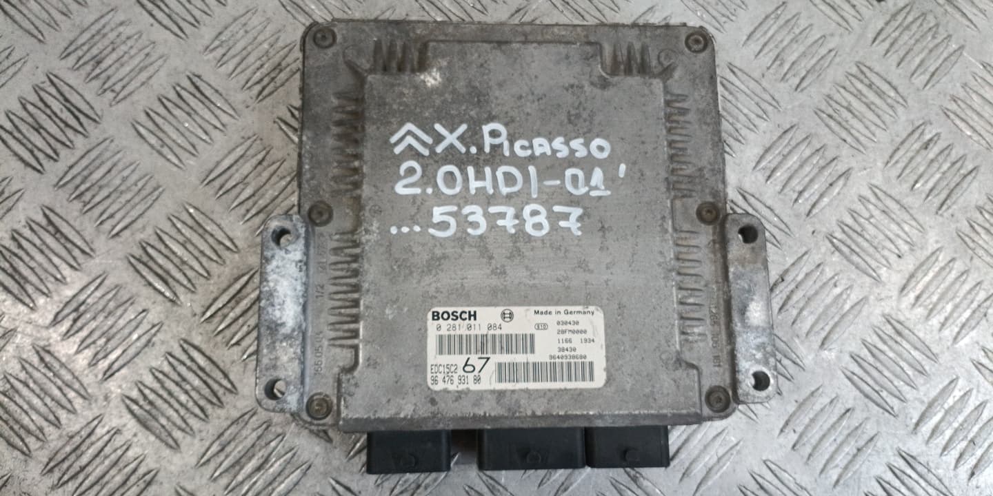 Компютър Citroen Xsara Picasso 2.0HDI 2001г. 0281011084 9647693180 EB Xsara Picasso (1999-2010)