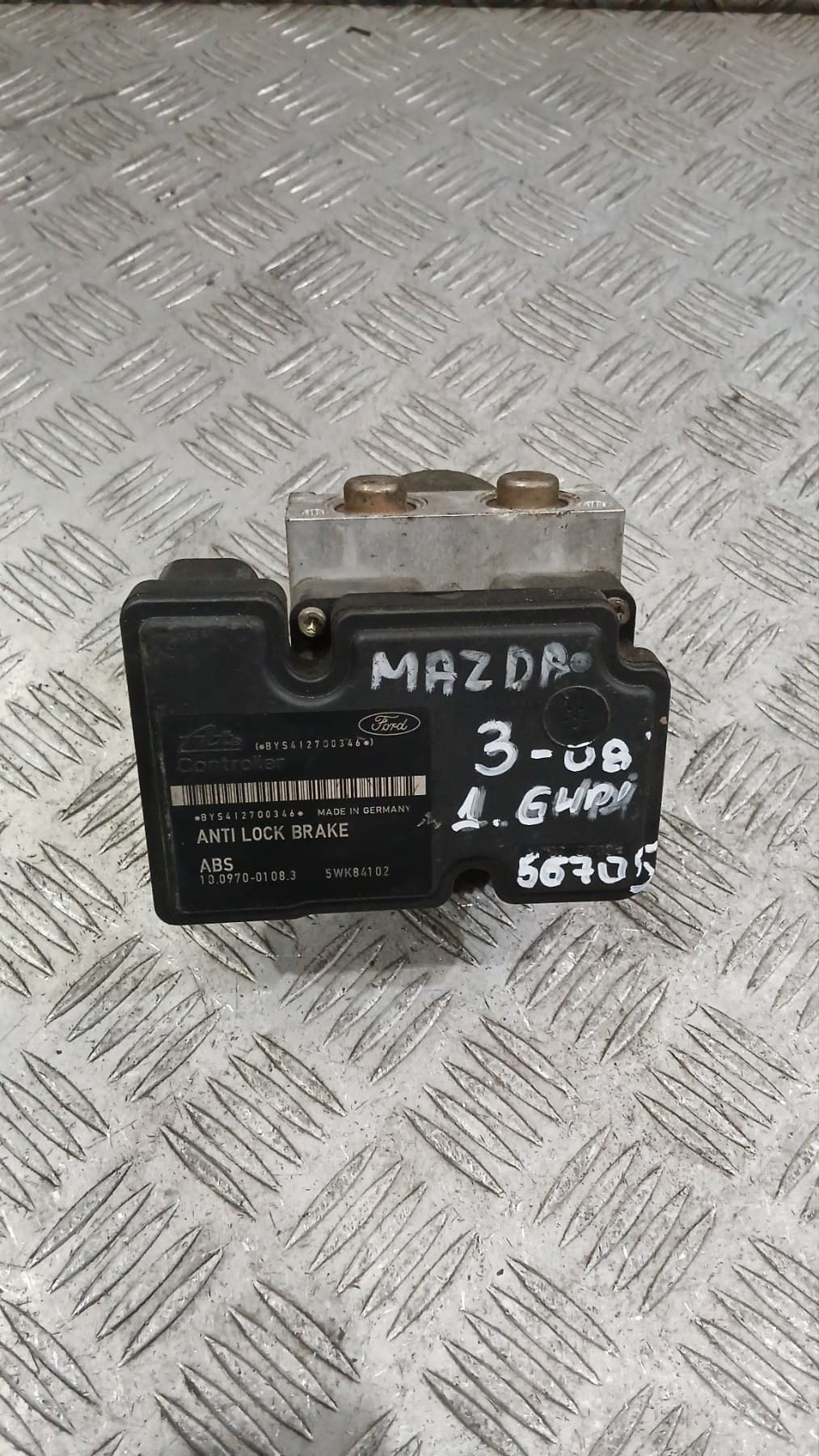 ABS Mazda 3 1.6D 2008г. 10.0970-0108.3 3M51-2M110-CA EB