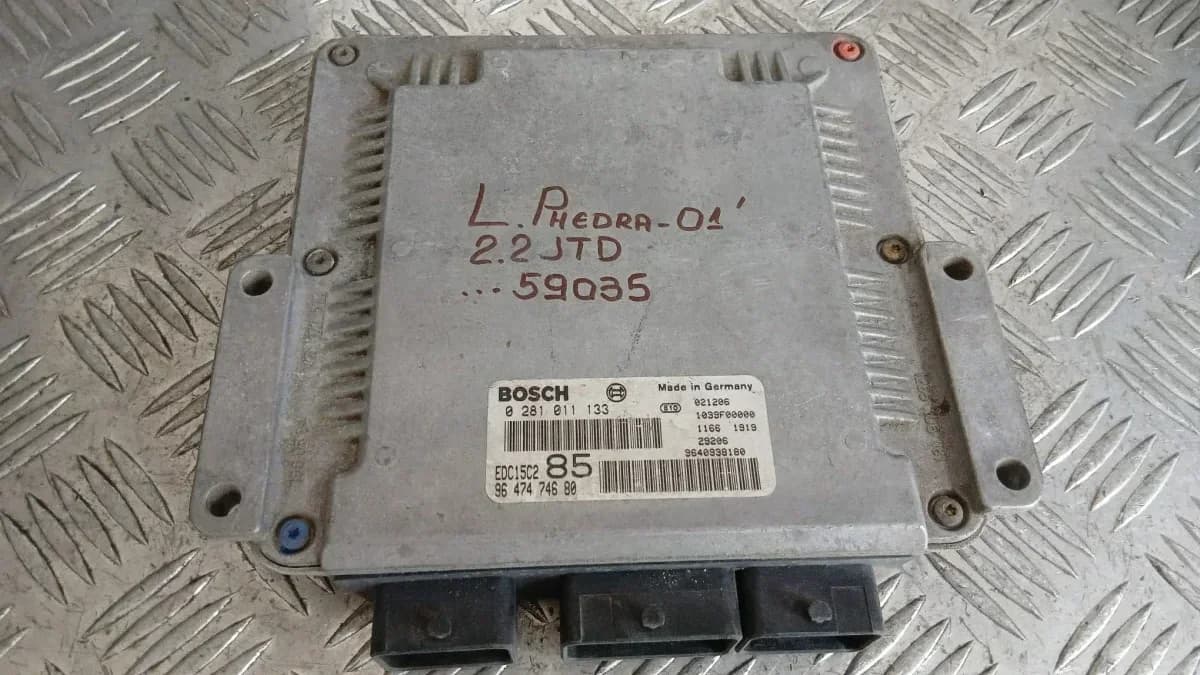 Компютър Lancia Phedra 2.2 JTD 2001 0281011133 9647474680