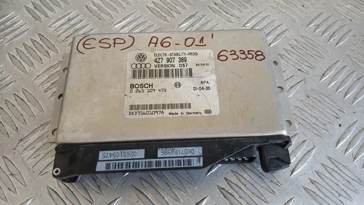 Модул ESP Audi A6 2001 4Z7907389 0265109475 A6 (C5) (1997-2004)