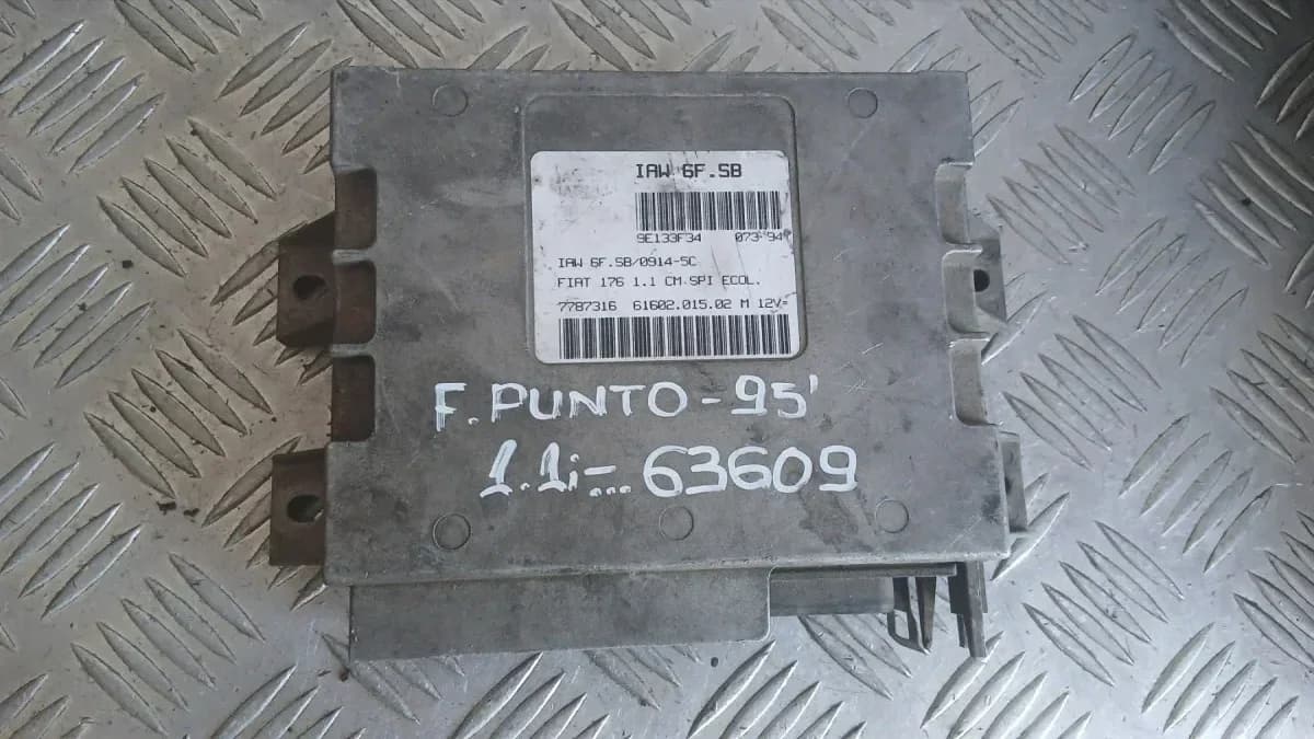 Компютър Fiat Punto 1.1 1995 IAW6F.SB 7787316 61602.015.02 Punto (1993-1999)