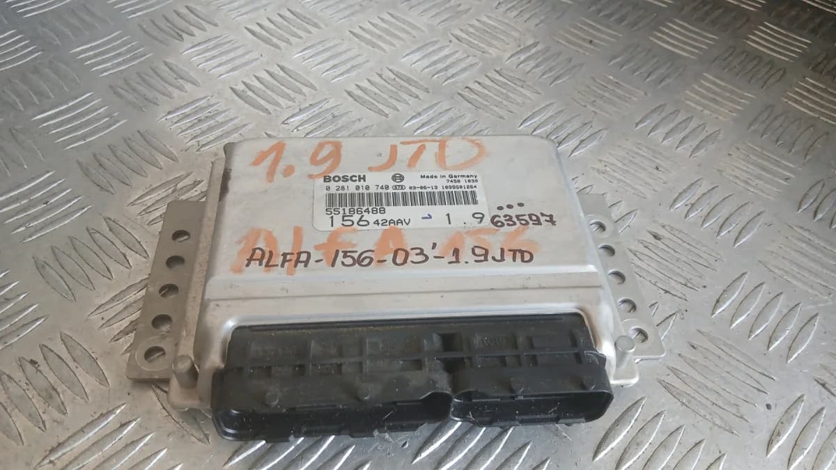 Компютър Alfa Romeo 156 1.9 JTD 2003 0281010740 55186488 156 (1997-2003)