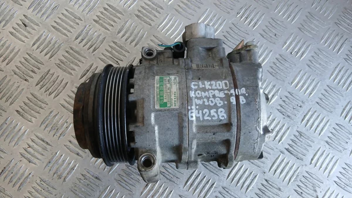 Компресор Mercedes CLK200 W208 Kompressor 1998 A0002342911 447220-808 7SBU16C Mercedes-Benz CLK-Class 208 (C/A) (1997-2003)