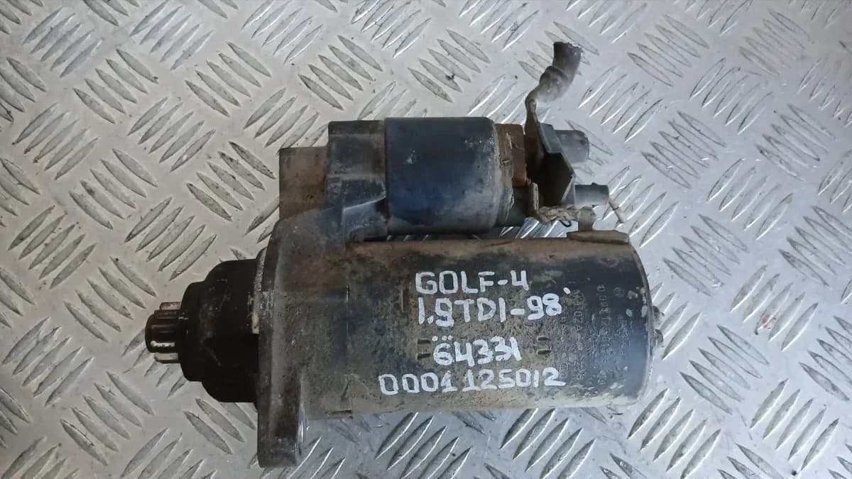 Стартер VW Golf 4 1.9 TDI 1998 0001125012 Volkswagen Golf IV (1998-2004)