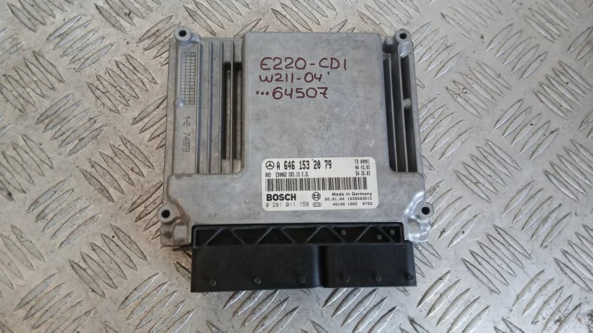 Компютър Mercedes E220 CDI W211 2004 A6461532079 0281011158 Mercedes-Benz E-Class 211 (W/S) (2002-2009)