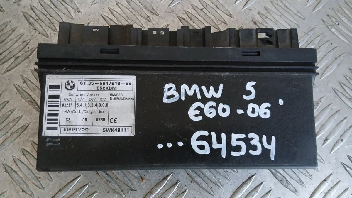 Модул BMW 5 E60 2006 6947919 5WK49111 5 (E60, E61) (2003-2009)