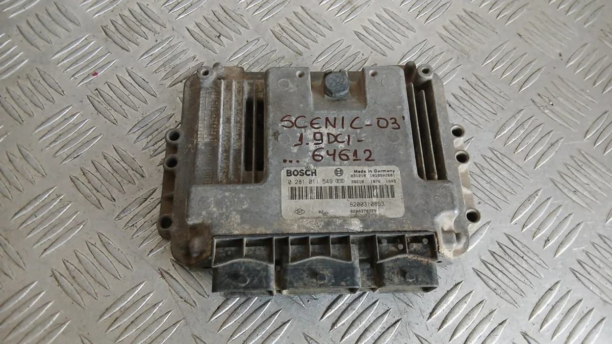 Компютър Renault Scenic 1.9 DCI 2003 0281011549 8200310863 8200370779 Scenic II (2003-2009)