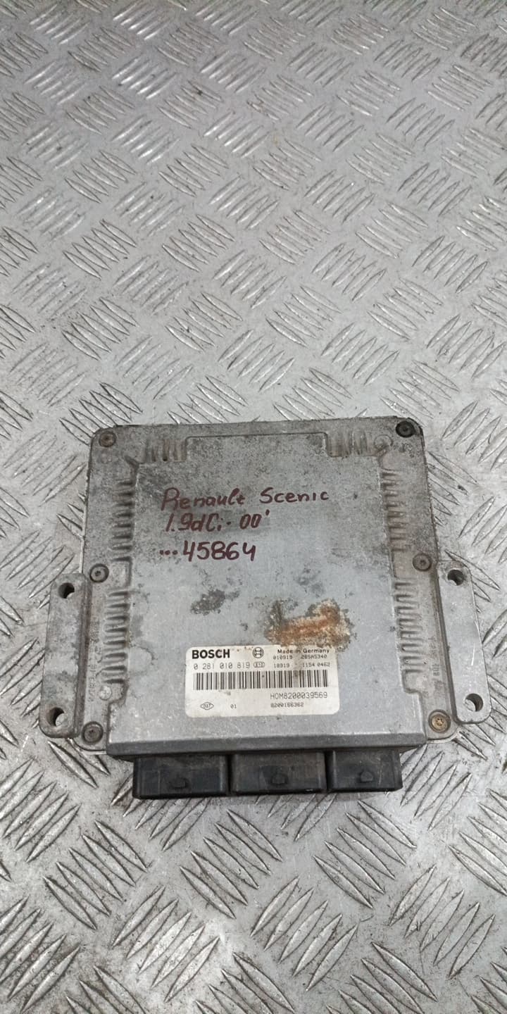 Компютър Renault Scenic 1.9DCI 2000г. 0281010819 EB Safrane (1992-2000)