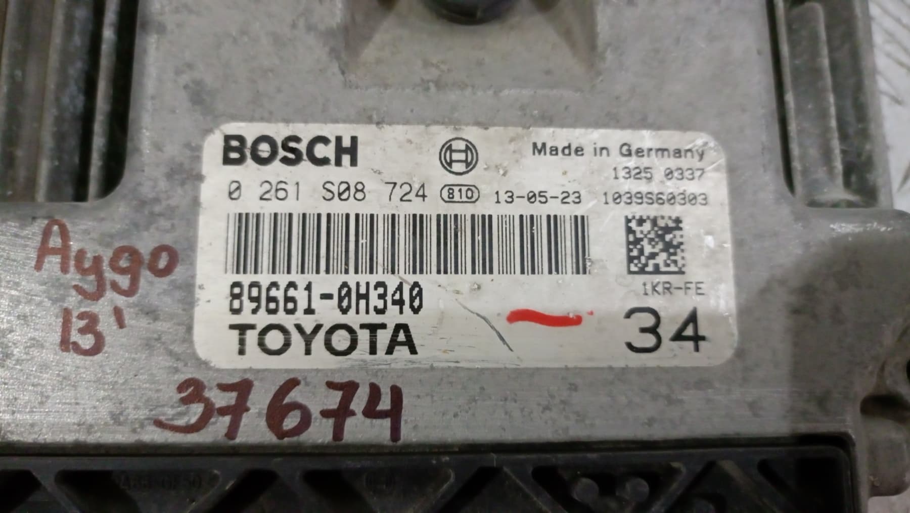Компютър Toyota Aygo 1.0i 2013г. 89661-0H340 EB Aygo (2005-2014)