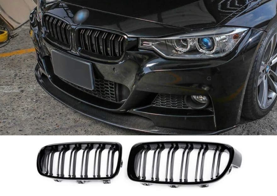 Двойни Решетки Бъбреци BMW F30 / F31 – Черен Гланц