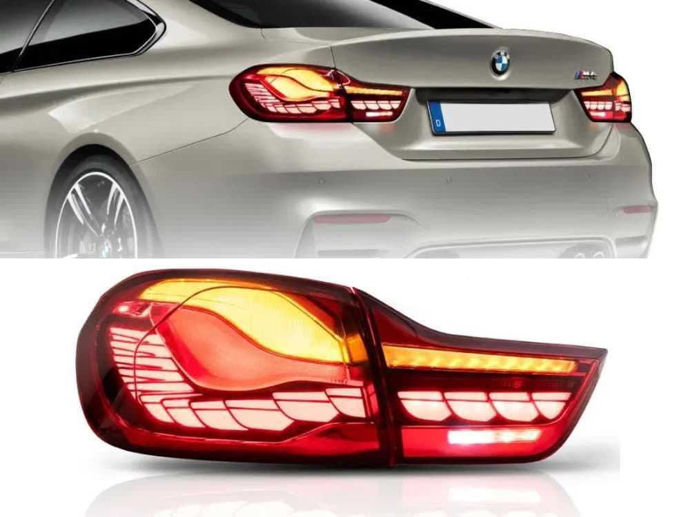 GTS Стопове с Бягащ мигач за BMW F32 F33 F36 F82 F83 – Червени