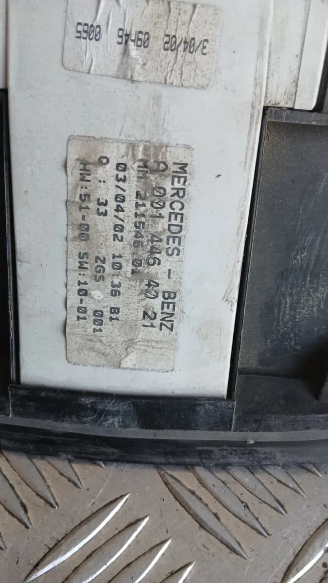 Километраж Mercedes Vito 2002 A0014464021 Mercedes-Benz Vito (1996-2003)