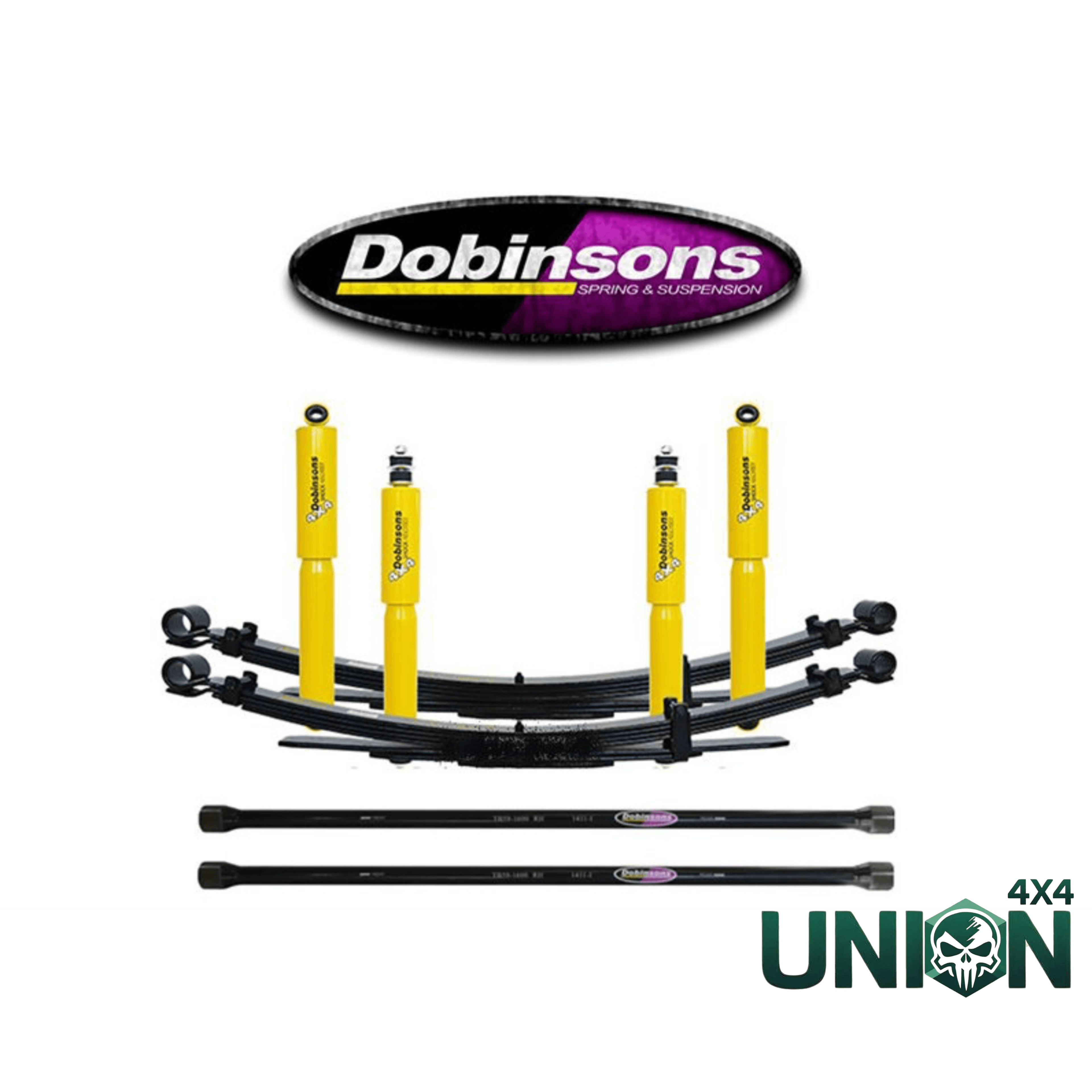 Heavy-Duty Suspension +50 mm DOBINSONS for NISSAN Navara D21/D22 with Leaf Sprin