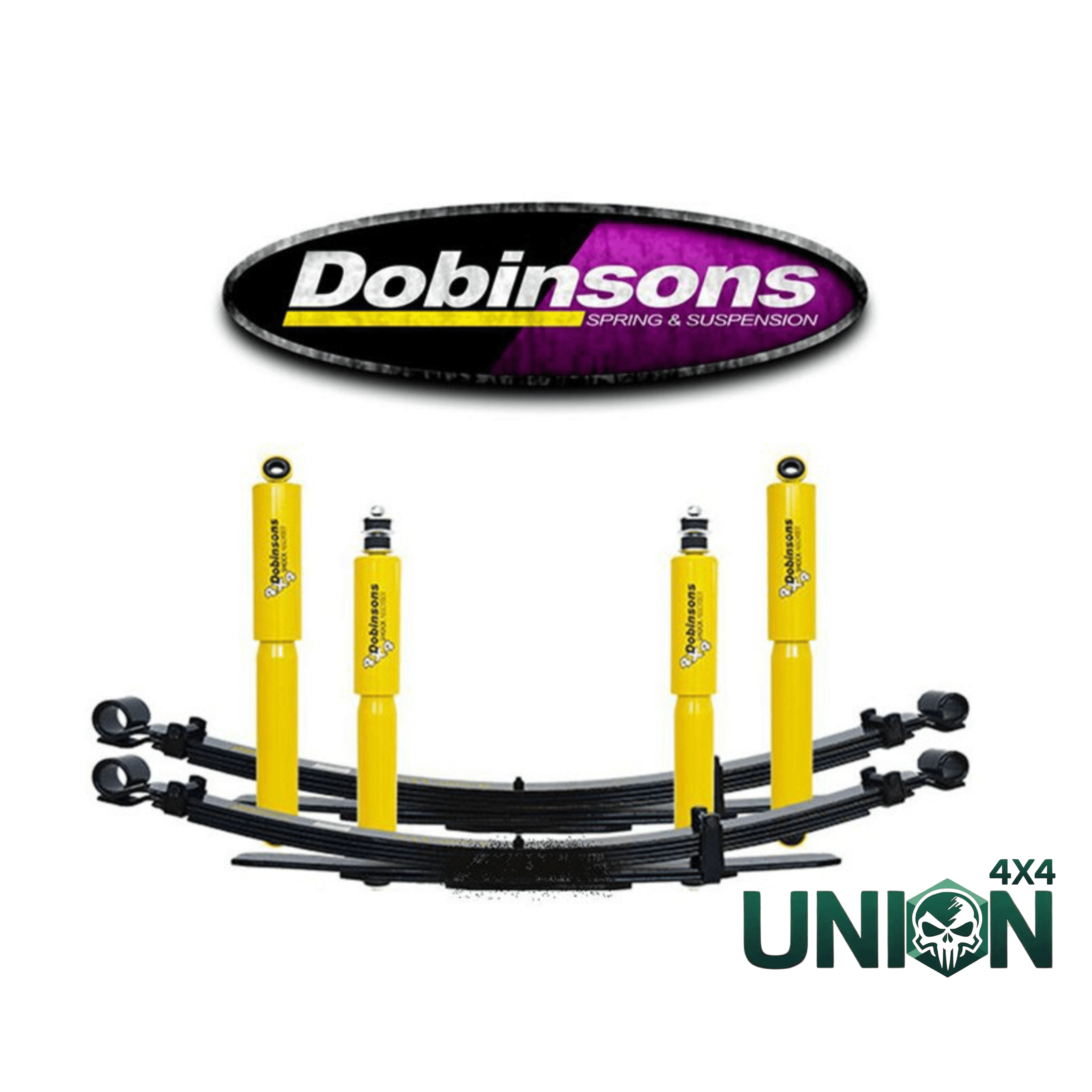Heavy-Duty Suspension +50 mm DOBINSONS for NISSAN Navara D21/D22 with Leaf Sprin